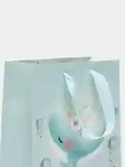 Алый пакеты подарочные с глиттером 18*10*23 см Кошечка, Кит, Лама "Пой! Танцуй! Не паникуй"