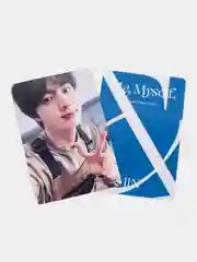 Синий карточки BTS, 55 штук