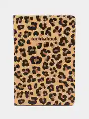 Бежевый блокнот 64 листа в точку 13х19 см. Точкабук "Animal print", бумага 100 гр/м2. Проф-Пресс