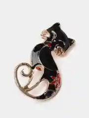 Синий брошь женская