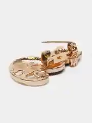 Синий брошь женская