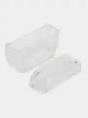 Белый чехол для наушников AirPods 1 / Pro 2 / 3, силиконовый, прозрачный