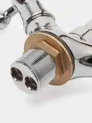 Смеситель для умывальника с гибким силиконовым изливом Ledeme L1319-3