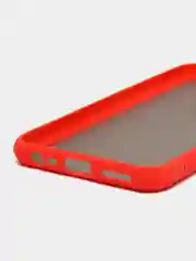 Алый чехол Xiaomi Redmi 9 (Сяоми Редми 9) пластиковый матовый с цветными кнопками