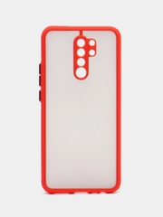 Чехол Xiaomi Redmi 9 (Сяоми Редми 9) пластиковый матовый с цветными кнопками