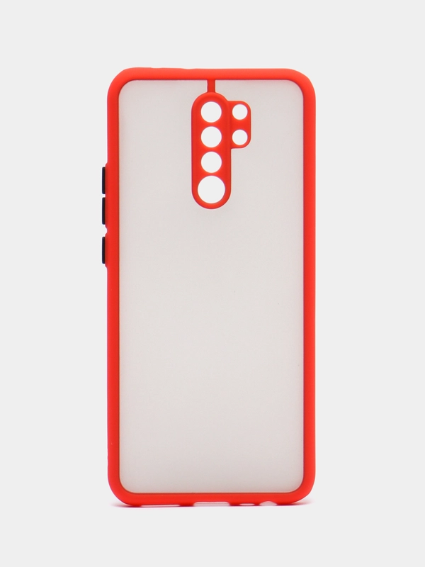 Чехол Xiaomi Redmi 9 (Сяоми Редми 9) пластиковый матовый с цветными кнопками