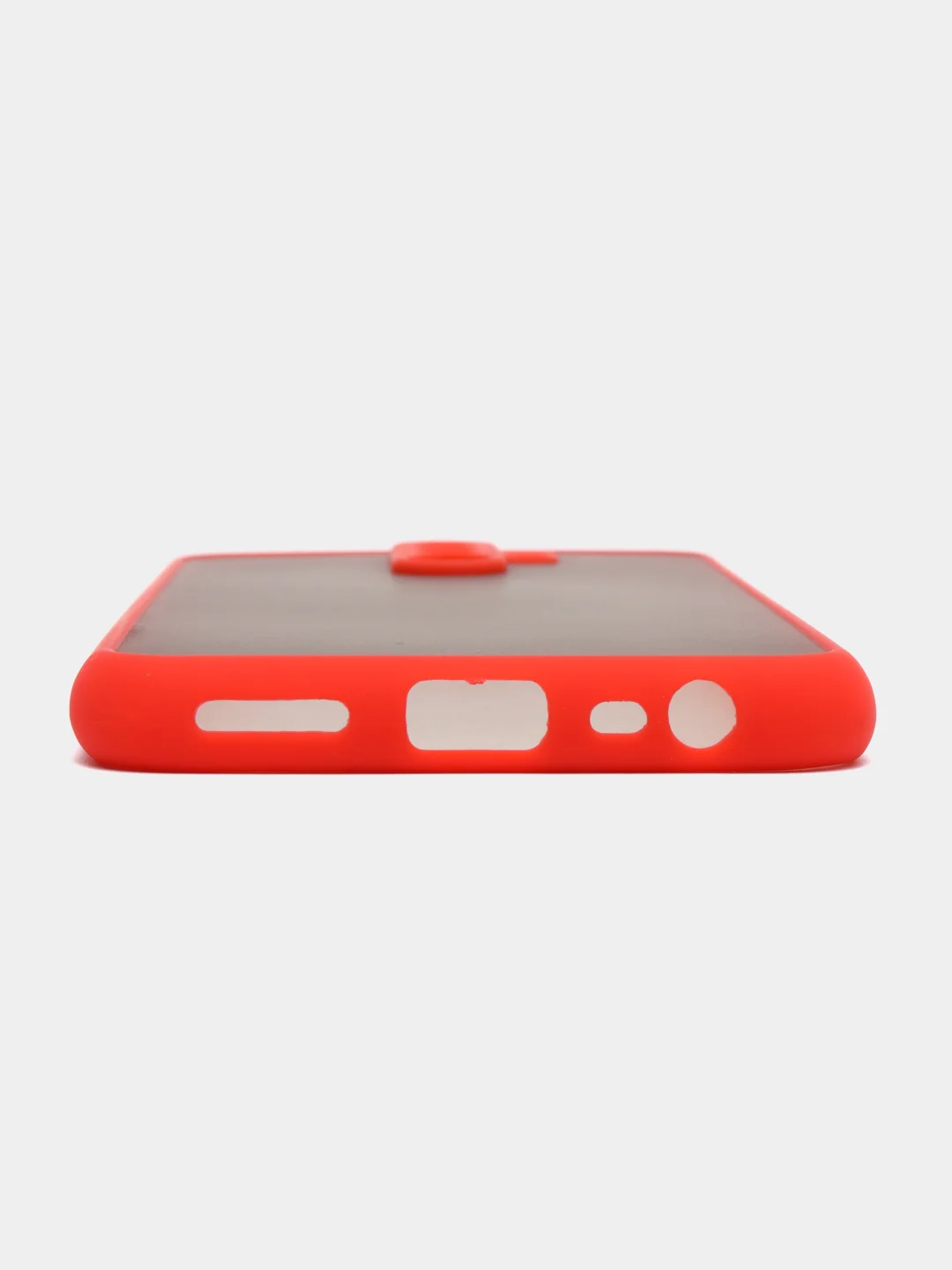 Алый чехол Xiaomi Redmi 9 (Сяоми Редми 9) пластиковый матовый с цветными кнопками