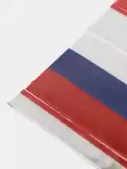 Светоотражающие наклейки Триколор, 6,8 х 4,6 см, 4 штуки на листе, цвет триколор