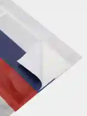 Светоотражающие наклейки Триколор, 6,8 х 4,6 см, 4 штуки на листе, цвет триколор
