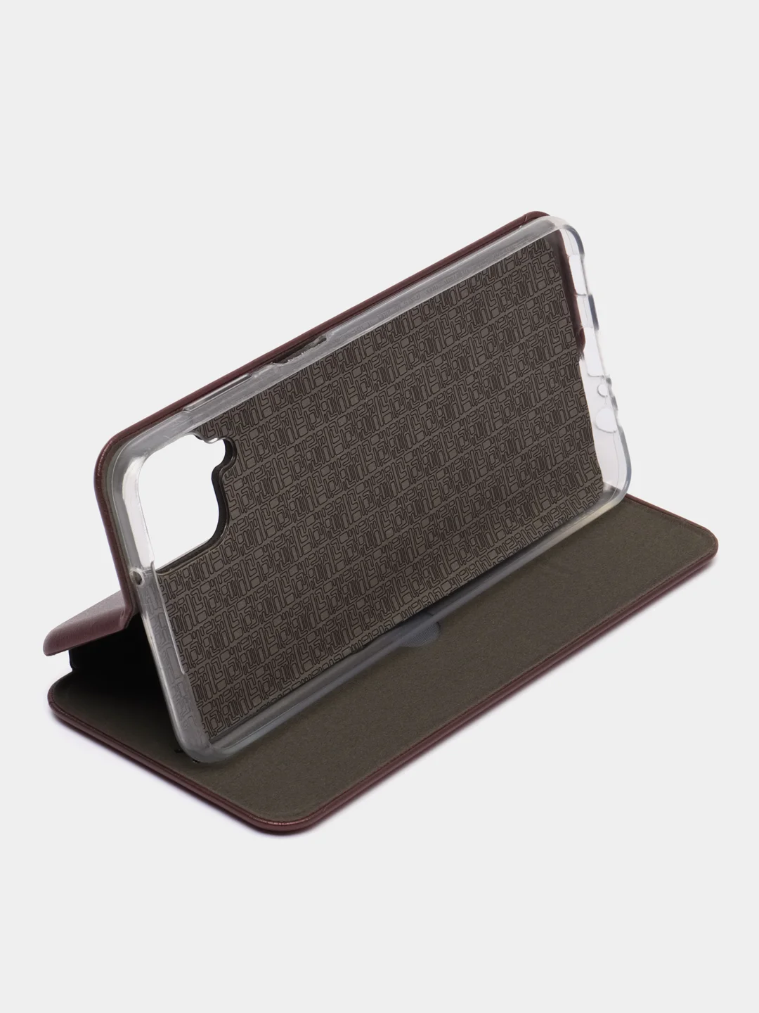 Синий чехол книжка для Samsung Galaxy A 12 / Samsung Galaxy A12 (Самсунг Гэлакси А 12), экокожа
