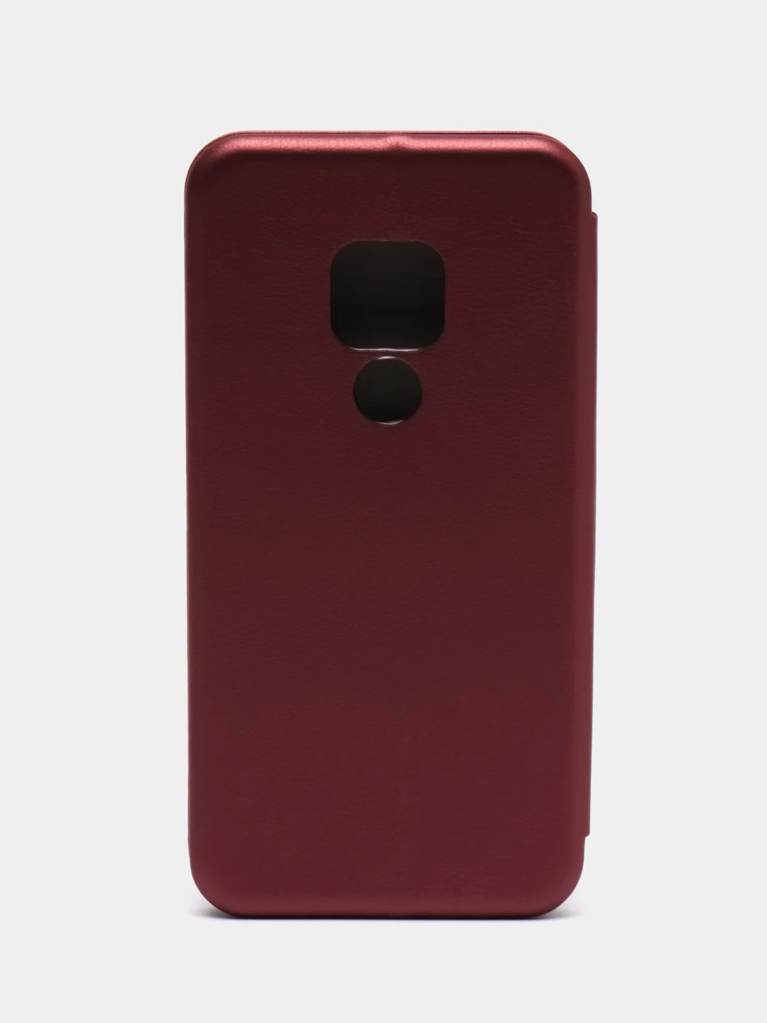 Бордовый чехол-книжка для Huawei Mate 20, экокожа