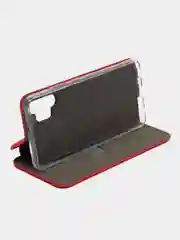 Золотой чехол-книжка для Samsung Galaxy A 32 (Самсунг А 32), A32 экокожа
