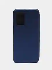 Синий чехол книжка для Samsung Galaxy A 13 (Самсунг Гэлакси А 13), из экокожи