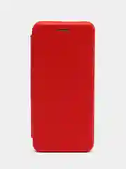 Красный чехол-книжка для Samsung Galaxy A 22, Samsung Galaxy M 32 экокожа (Самсунг А 22 М 32)