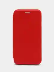 Красный чехол-книжка для Samsung Galaxy A 5 2017, A5 (2017), Самсунг А 5, экокожа
