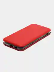 Бордовый чехол-книжка для Samsung Galaxy A 5 2017, A5 (2017), Самсунг А 5, экокожа