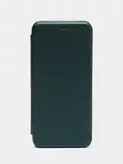 Зеленый чехол-книжка для Samsung Galaxy A 22, Samsung Galaxy M 32 экокожа (Самсунг А 22 М 32)