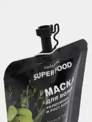 Cafe mimi Super Food Маска для волос Укрепление и рост волос Олива & Тимьян, 100 мл