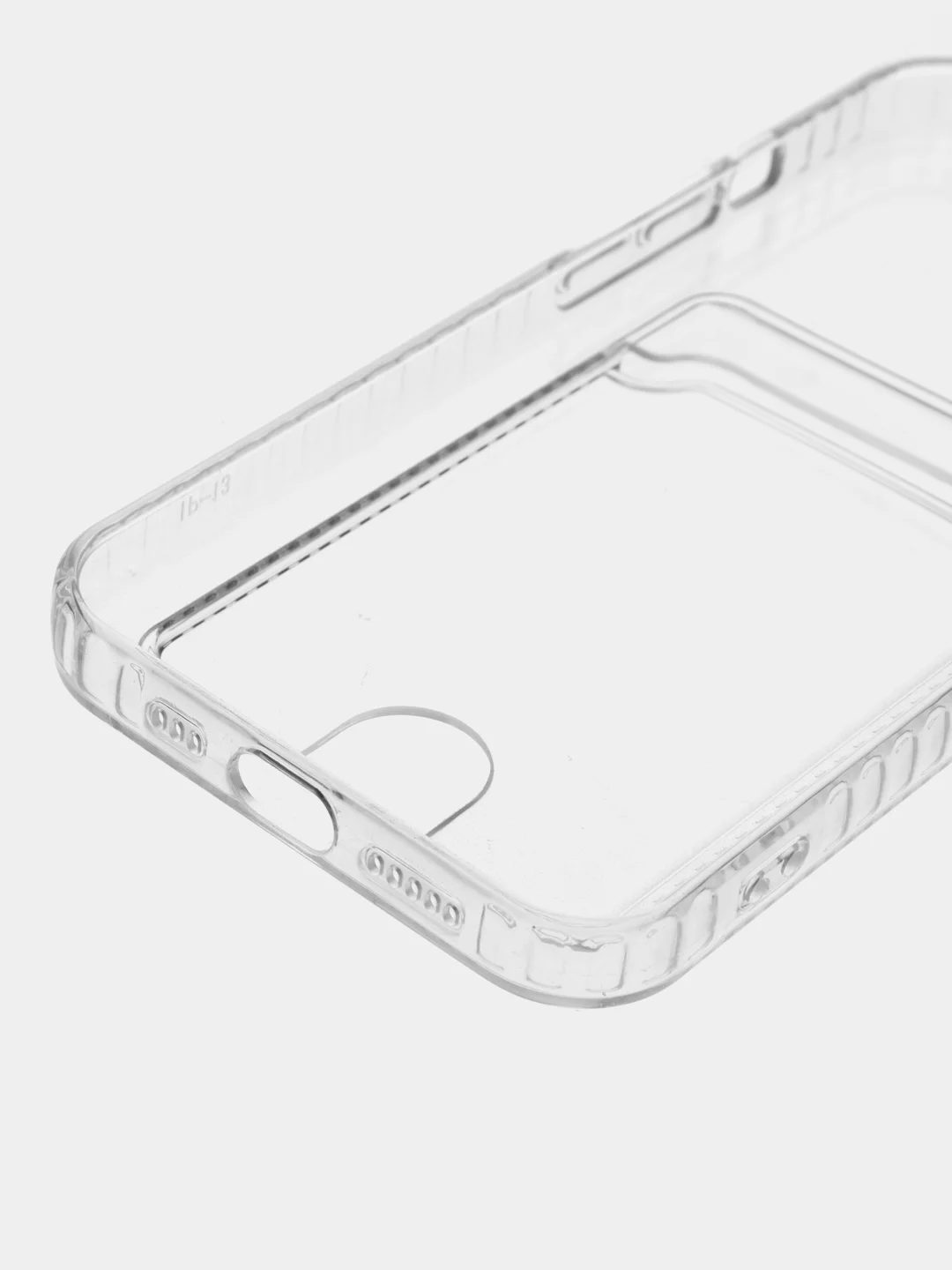 Прозрачный чехол iPhone 11 Pro 14 Max 13 12 Xr Xs 6 7 8 Plus Se 2020 с карманом для карт, прозрачный