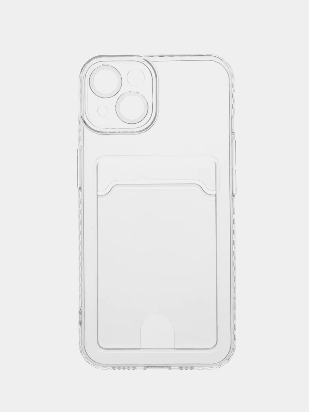 Прозрачный чехол iPhone 11 Pro 14 Max 13 12 Xr Xs 6 7 8 Plus Se 2020 с карманом для карт, прозрачный