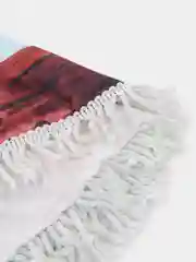 Голубой коврик пляжный круглый 150*150