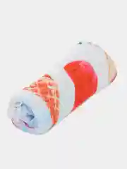 Голубой коврик пляжный круглый 150*150