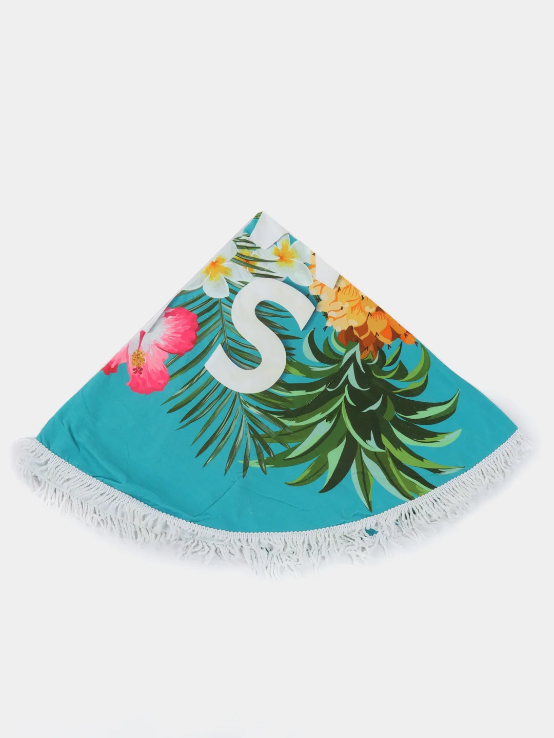 Разноцветный коврик пляжный круглый 150*150
