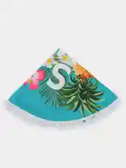 Разноцветный коврик пляжный круглый 150*150