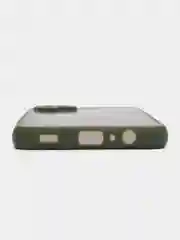 Лайм чехол на Samsung Galaxy (Галакси) A12, M12, пластиковый, матовый, с цветными кнопками