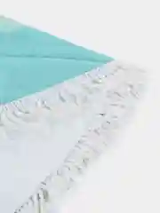 Бирюзовый коврик пляжный круглый 150*150