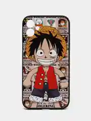 Коричневый чехол с принтом на Apple Iphone 11
