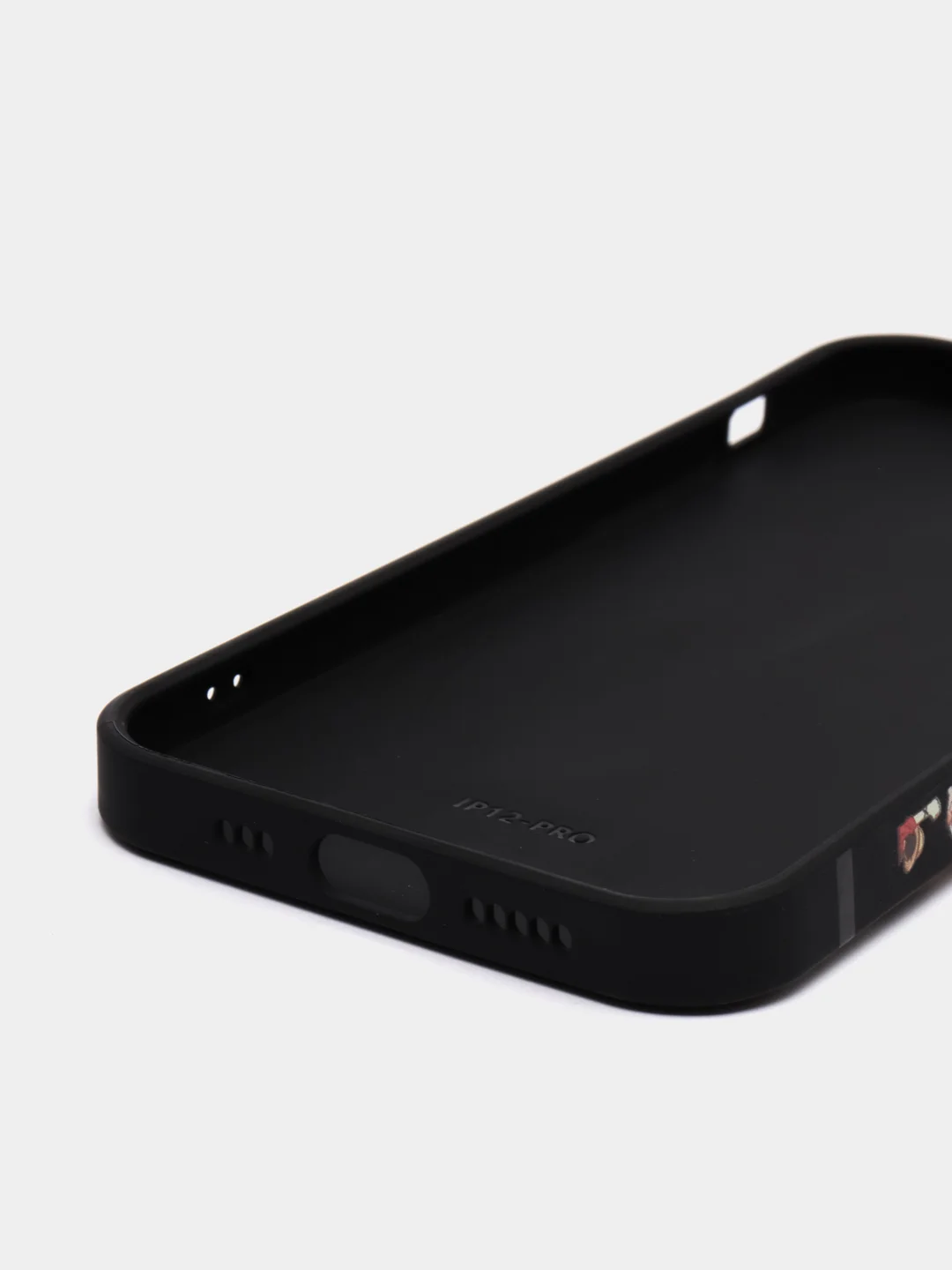 Коричневый чехол с принтом на Apple iPhone 12 pro