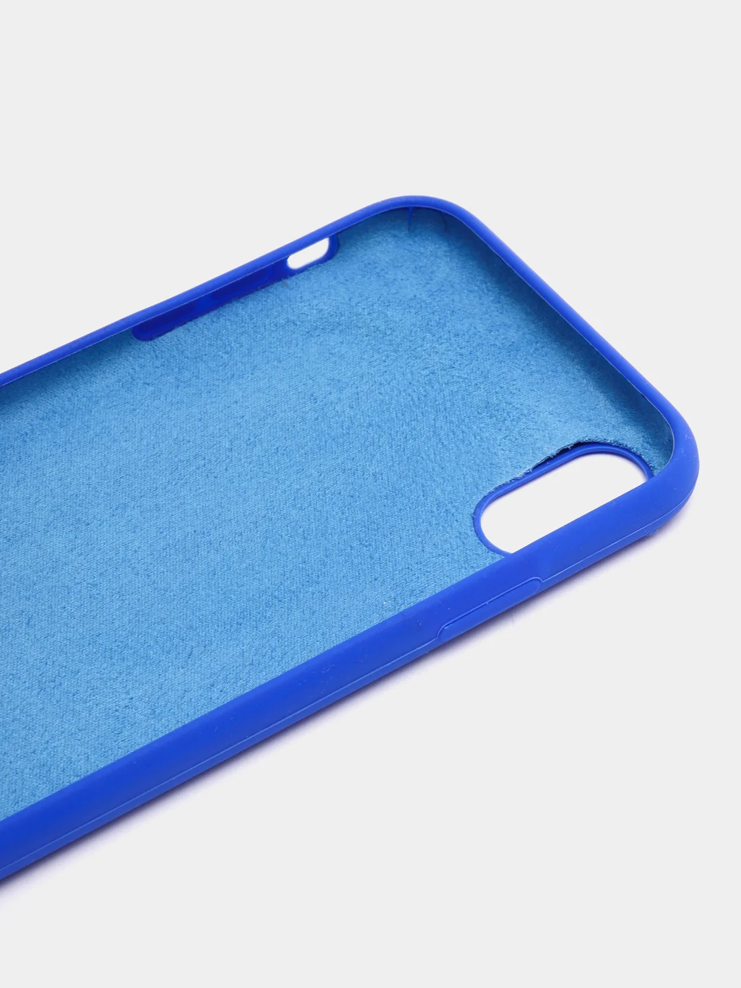 Синий меланж чехол на iPhone XR