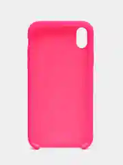 Розовый чехол на iPhone XR