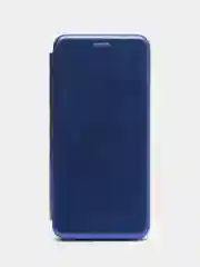 Синий чехол книжка для Samsung Galaxy A 12 / Samsung Galaxy A12 (Самсунг Гэлакси А 12), экокожа