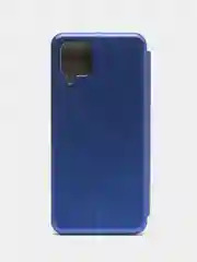Красный чехол книжка для Samsung Galaxy A 12 / Samsung Galaxy A12 (Самсунг Гэлакси А 12), экокожа
