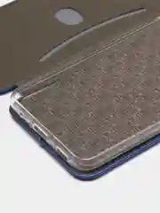 Красный чехол книжка для Samsung Galaxy A 12 / Samsung Galaxy A12 (Самсунг Гэлакси А 12), экокожа