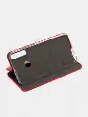 Красный чехол-книжка для Huawei Honor 9C, P 40 Lite E, Y 7 p, экокожа