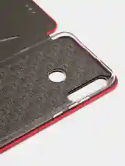 Красный чехол-книжка для Huawei Honor 9C, P 40 Lite E, Y 7 p, экокожа