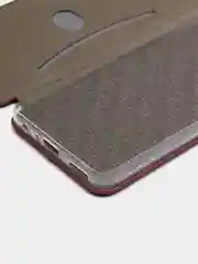 Бордовый чехол-книжка Honor 30 lite / Honor 30lite / Хонор 30 лайт, экокожа