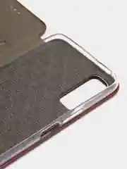 Бордовый чехол-книжка Honor 30 lite / Honor 30lite / Хонор 30 лайт, экокожа