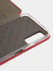 Красный чехол-книжка Honor 30 lite / Honor 30lite / Хонор 30 лайт, экокожа