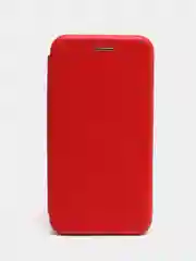 Красный чехол-книжка для Samsung Galaxy J1 (2016), Самсунг J1, экокожа