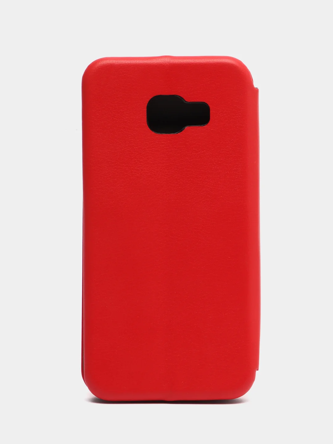 Красный чехол-книжка для Samsung Galaxy A 3 2016,  А 3 2016, A3 2016, экокожа