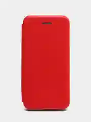 Красный чехол-книжка для Samsung Galaxy A 3 2016,  А 3 2016, A3 2016, экокожа