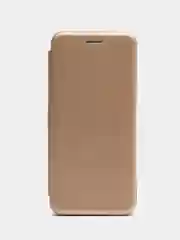 Золотой чехол-книжка для Samsung Galaxy A 32 (Самсунг А 32), A32 экокожа