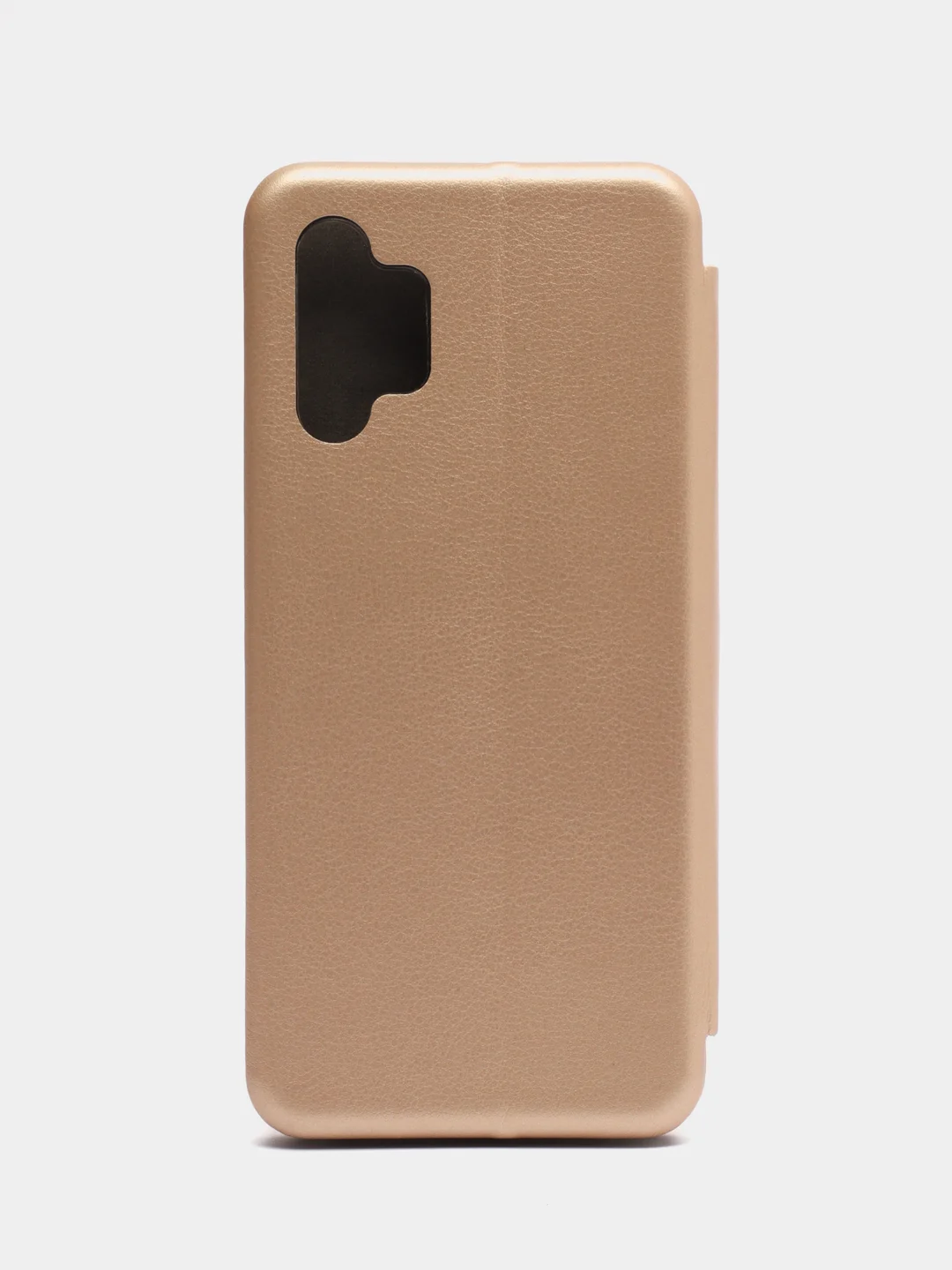 Золотой чехол-книжка для Samsung Galaxy A 32 (Самсунг А 32), A32 экокожа