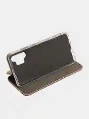 Золотой чехол-книжка для Samsung Galaxy A 32 (Самсунг А 32), A32 экокожа