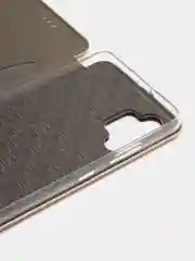 Золотой чехол-книжка для Samsung Galaxy A 32 (Самсунг А 32), A32 экокожа