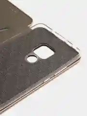 Золотой чехол-книжка для Huawei Mate 20, экокожа